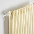 ÅKERMOLKE Curtains, 1 pair, beige, 145x300 cm