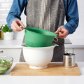 UPPFYLLD Colander, bright green, 24 c