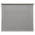 FRIDANS Block-out roller blind, grey, 140x195 cm