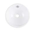 Ceramic Countertop Basin GoodHome Blanca 31cm, white