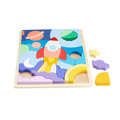 Fisher-Price Wooden Space Blocks Puzzle HXY42 3+