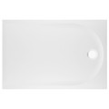 GoodHome Shower Tray Cavally, rectangular, 80x120 cm, white