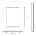 RÖDALM Frame, white, 10x15 cm