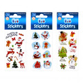 Christmas Stickers Set 6x18cm, 1 set, assorted