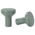 BAGGANÄS Knob, grey-green, 21 mm