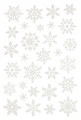 Craft Christmas Window Decoration Set Snowflakes