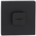 Door Escutcheon Verso Qubik, black