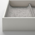 KOMPLEMENT Pull-out tray with insert, white, 75x58 cm