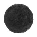 GoodHome Bath Mat Sedna Round 70 cm, anthracite