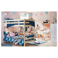 MYDAL Bunk bed frame, pine, 90x200 cm