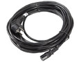 Lanberg Power Cable CEE 7/7 - IEC 320 C13 10m EU Plug, black