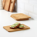 BRONSSOPP Sandwich tray, bamboo, 4 pack