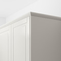 BODBYN Contoured deco strip/moulding, off-white, 221x6 cm