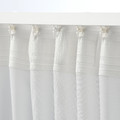 HILJA Curtains, 1 pair, white, 145x250 cm