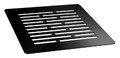 GoodHome Shower Tray Douro, square, 90x90 cm, black