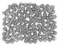 Decorative Styrofoam Balls 8mm 4.5g, silver