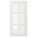 STENSUND Glass door, white, 30x60 cm