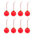 VINTERFINT Tree ornament, bauble glass/red, 6 cm