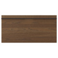 STENSTA Drawer front, dark brown ash veneer, 80x40 cm