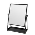 KARMSUND Table mirror, black, 27x43 cm