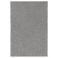 STOENSE Rug, low pile, medium grey, 200x300 cm