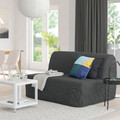 LYCKSELE HÅVET 2-seat sofa-bed, Vansbro dark grey