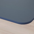 BEKANT Desk, Linoleum blue, white, 160x80 cm