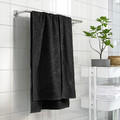 GULVIAL Bath towel, black, 70x140 cm