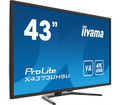 Iiyama 43" Monitor 4K VA 2xHDMI DP mDP 3ms 2x7W USBx4 X4373UHSU-B1