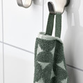 ÄNGSNEJLIKA Hand towel, grey/green, 50x100 cm