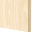 KALBÅDEN Door with hinges, lively pine effect, 40x60 cm