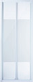 Bi-fold Shower Door Onega 90 cm, white/patterned