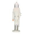 Nutcracker Christmas Decoration 28cm, white, crown