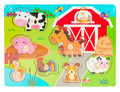 Smily Play Wooden Puzzle Farm 18m+