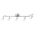 TIDIG Ceiling spotlight with 5 spots, nickel-plated