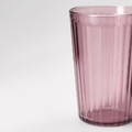 BROKROCKA Glass, grey-pink, 31 cl