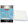 School White Chalk 6pcs