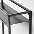 LINDÅSEN Display shelf, anthracite, 40x60 cm