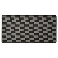 BLÅSKATA Gaming mouse pad, black/gray patterned, 40x80 cm