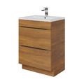 GoodHome Wash-basin Cabinet Imandra 60 cm, walnut