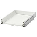 EXCEPTIONELL Drawer, low with push to open, white, 40x60 cm
