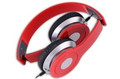 Rebeltec Stereo Headphones with Microphone CITY, red