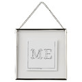 LERBODA Frame, silver-colour, 16x16 cm