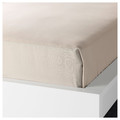 DVALA Sheet, beige, 150x260 cm