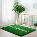 MARKERAD Rug, high pile, green, 133x195 cm