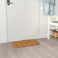 STAVREBY Door mat, indoor, handmade, braided natural, 40x60 cm