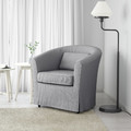 TULLSTA Armchair, Nordvalla medium grey