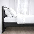 MALM Bedroom furniture, set of 4, black-brown, 140x200 cm