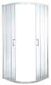 Cooke & Lewis Shower Enclosure 80x80x190cm, chrome/transparent