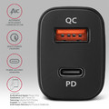 AXAGON Car Charger PWC-PQ38 38W 2x port USB-A+C